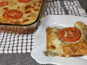 Oven-Baked Vegetables with Mozzarella