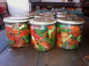 Salad for the Winter in Jars