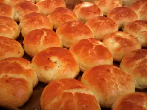 Salty Buns with Feta Cheese