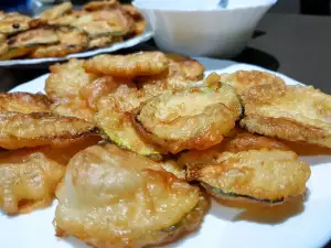 Zucchini in Egg White Tempura