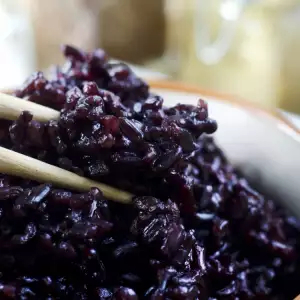 Boiled Black Rice