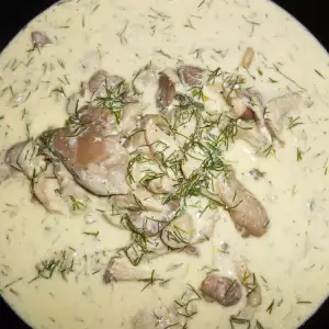 Oyster Mushroom with Cream