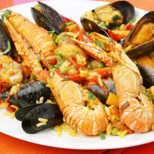 Seafood platter