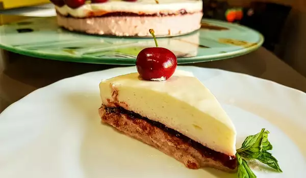Three-Layer Cherry Cake