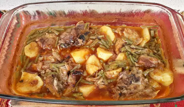Lamb with Green Beans and Potatoes