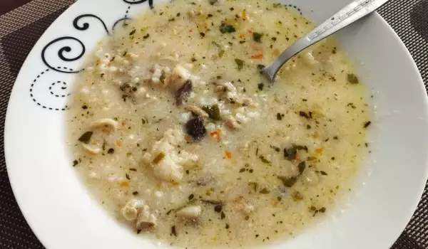 Lamb Soup with Thickener