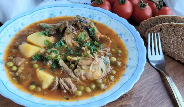 Lamb and Peas Stew