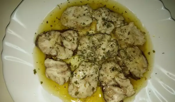 Lamb Brains with Butter