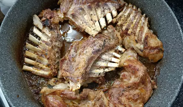Oven-Baked Marinated Lamb Ribs