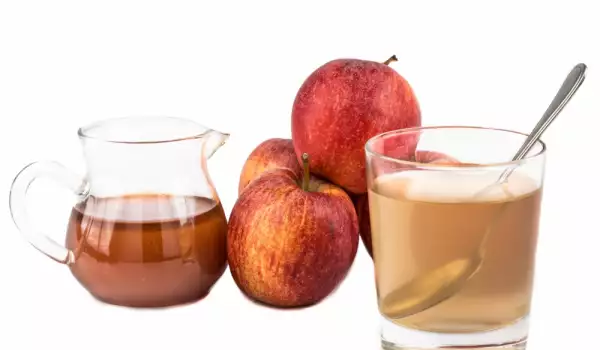 Water with apple cider vinegar instead of coffee