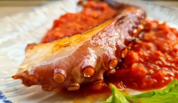 Octopus with Arrabiata Sauce for Festive Occasions