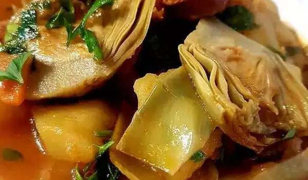 Artichoke core