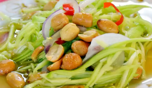 Asian Cucumber Salad with Honey Dressing