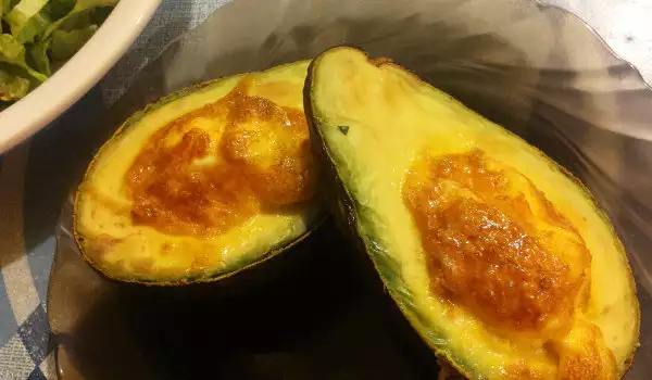 Roasted Avocado with Egg