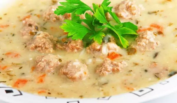 Dobrudja-Style Meatball Soup
