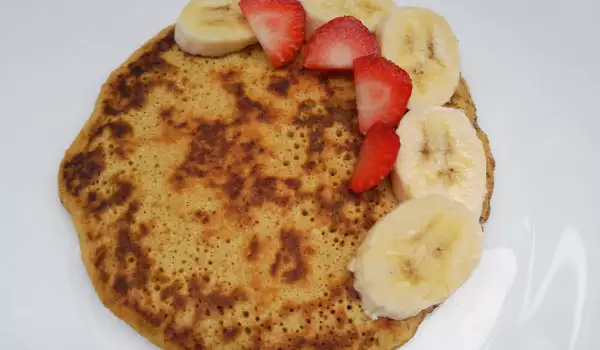 Oatmeal Pancakes with Banana and Protein