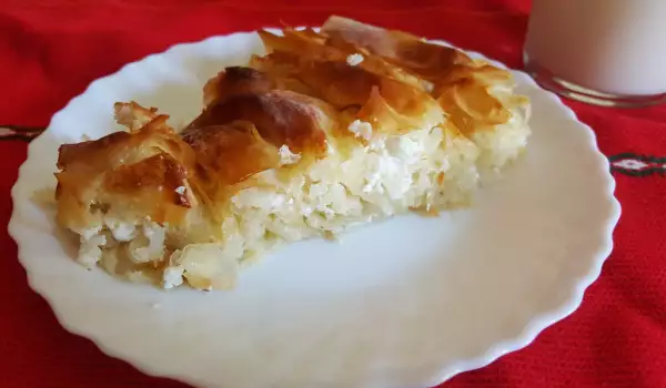 Rice Phyllo Pastry Pie