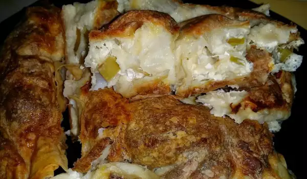 Phyllo Pastry with Leeks and Feta Cheese