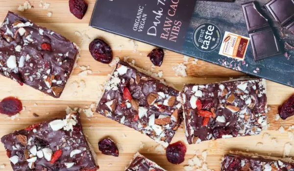 Chocolate Bars with Nuts and Dried Fruit