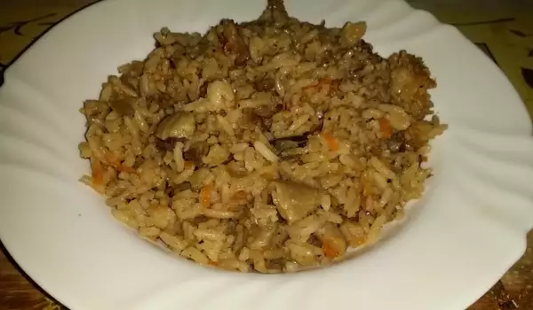 Quick Rice with Mushrooms