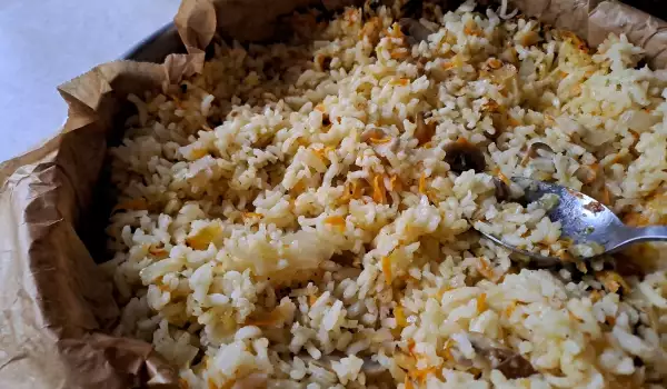 Quick Rice with Mushrooms