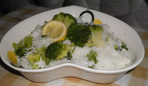 Vegetarian Basmati Rice with Broccoli