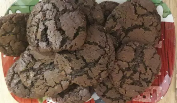 Cocoa Cookies with Chocolate