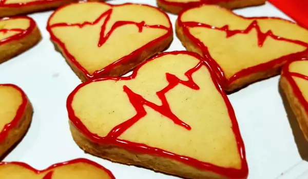 Heartbeat Love Heart Cookies