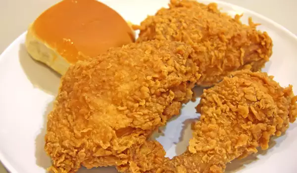KFC Style Chicken Drumsticks with Cornflakes