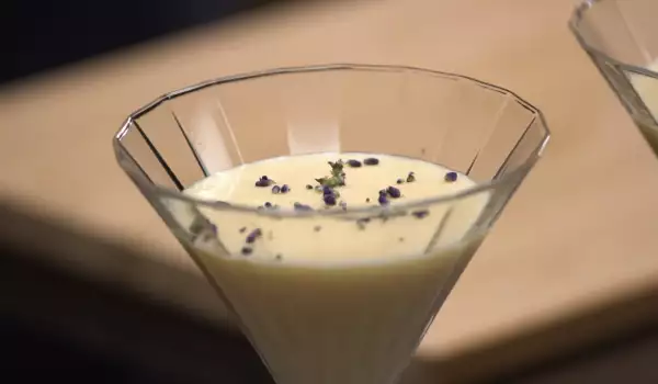 White Chocolate Mousse with Lavender