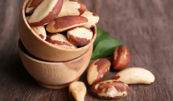 Brazil nuts contain a lot of selenium