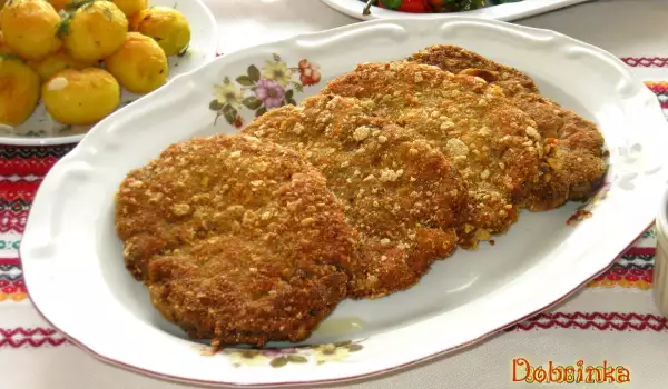 Breaded Schnitzels with Cornflakes