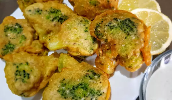 Broccoli in a Fluffy Breading with Mustard