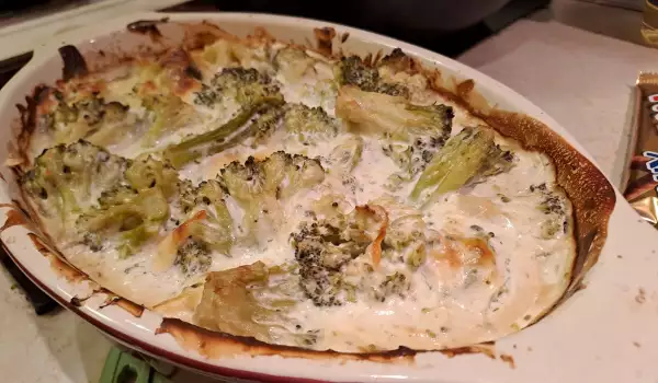 Broccoli with Cream and Cheese