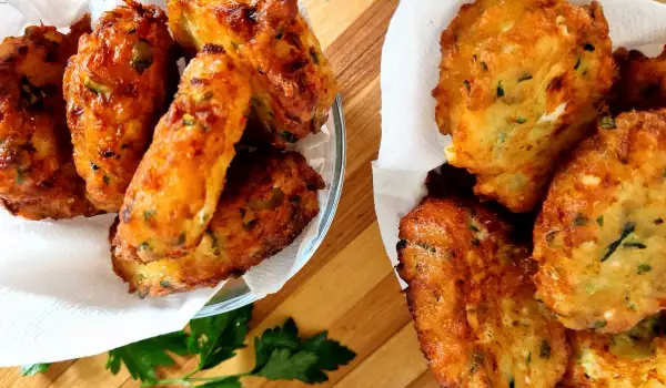 Zucchini and Feta Cheese Patties