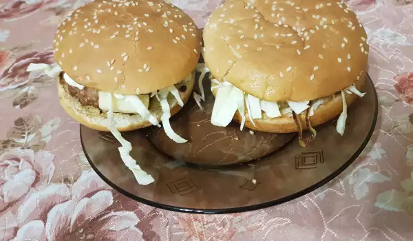 Burgers with Sesame Buns