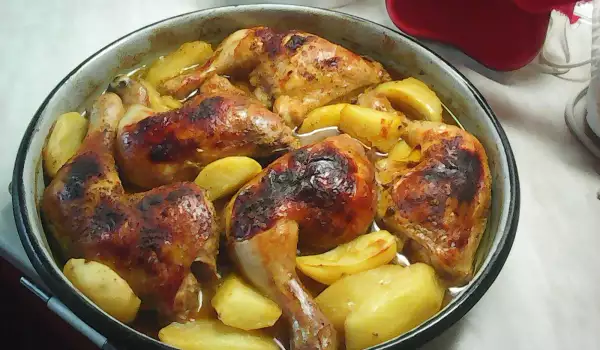 Chicken Legs Baked in the Oven