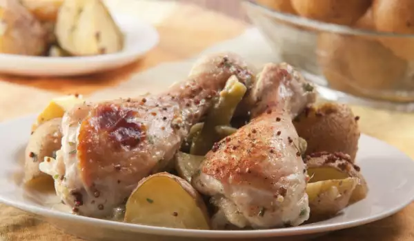 Grilled Chicken Legs with Rosemary