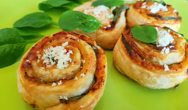Spring Puff Pastry Snails