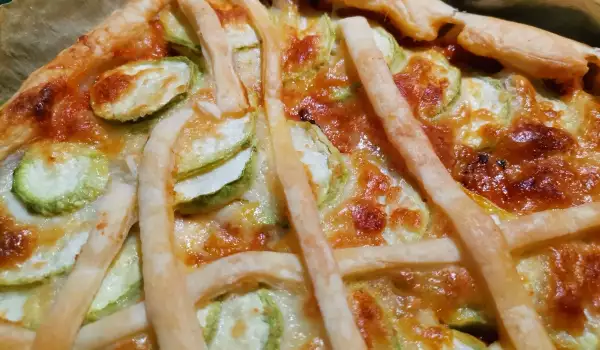 Savory Zucchini Puff Pastry Pie