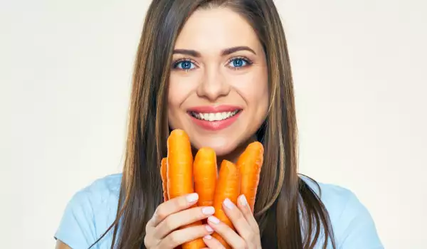 Eating carrots