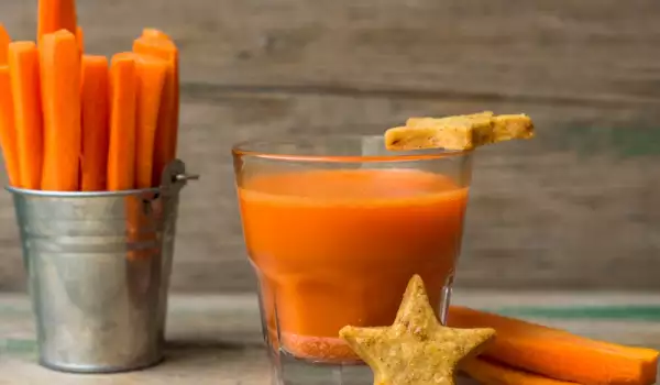 Carrot Sticks and Carrot Juice