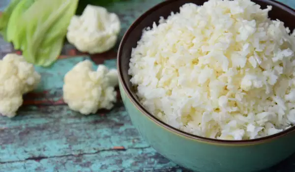 Grinded cauliflower successfully replaces rice