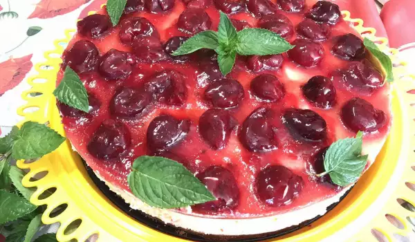 Cherry Jam Cheesecake