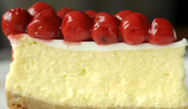 Cherry cheesecake