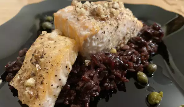 Black Rice with Salmon