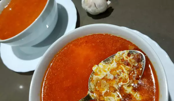 Garlic Soup Against Colds