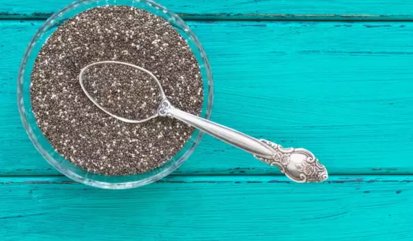 chia seeds in a bowl