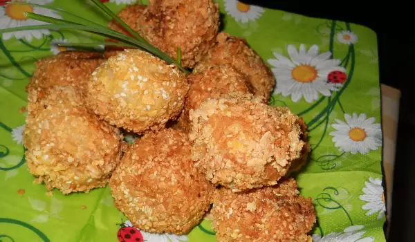 Bread Balls with Stuffing