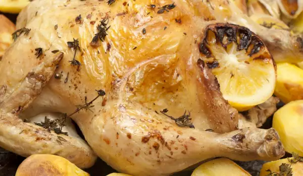 Lemon Chicken with Potatoes in the Oven